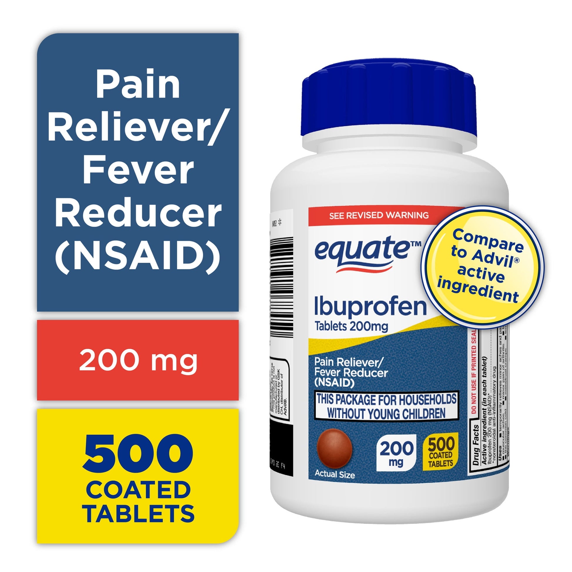 GNP IBUPROFEN 200 MG TAB 500
