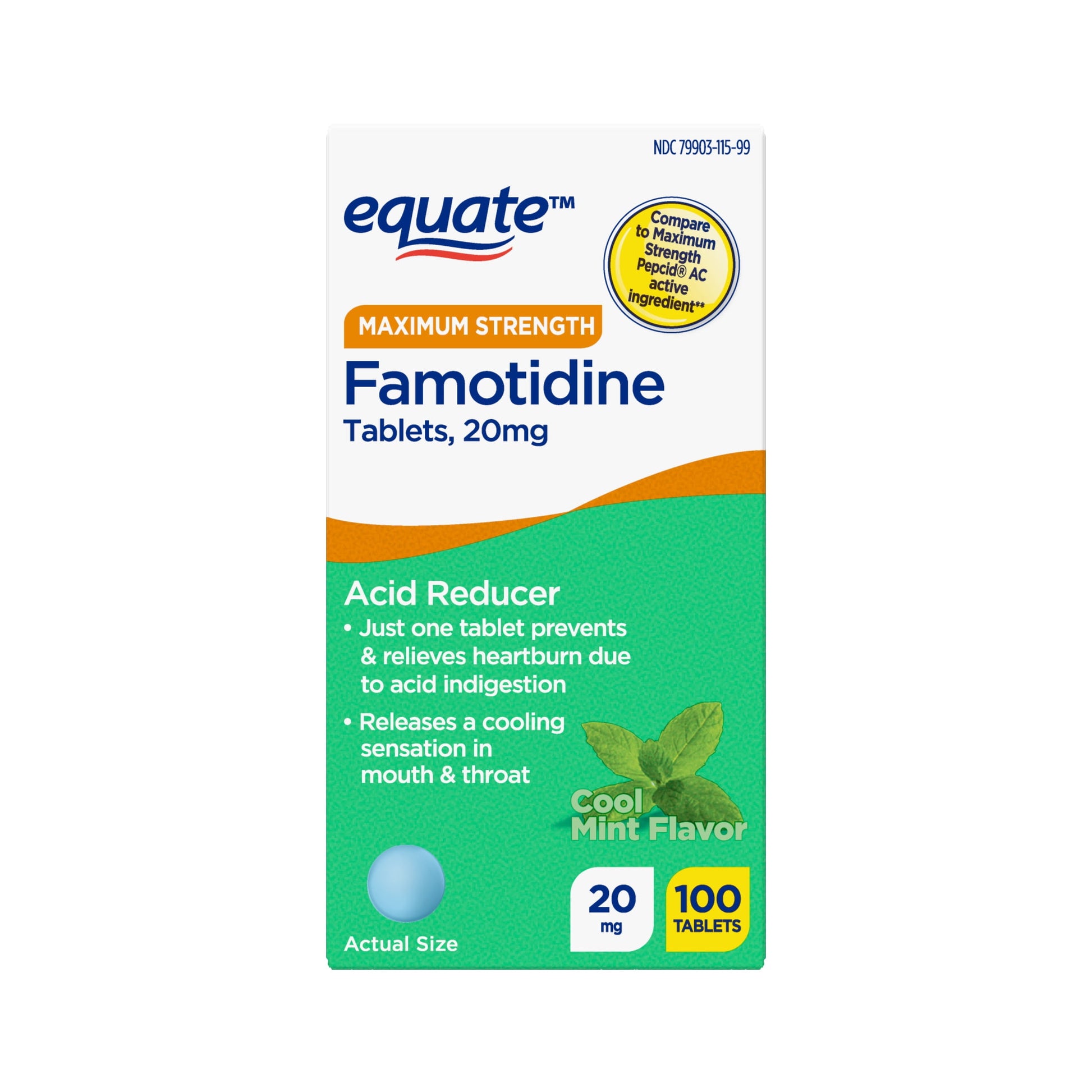 FAMOTIDINE 20 MG TAB 100