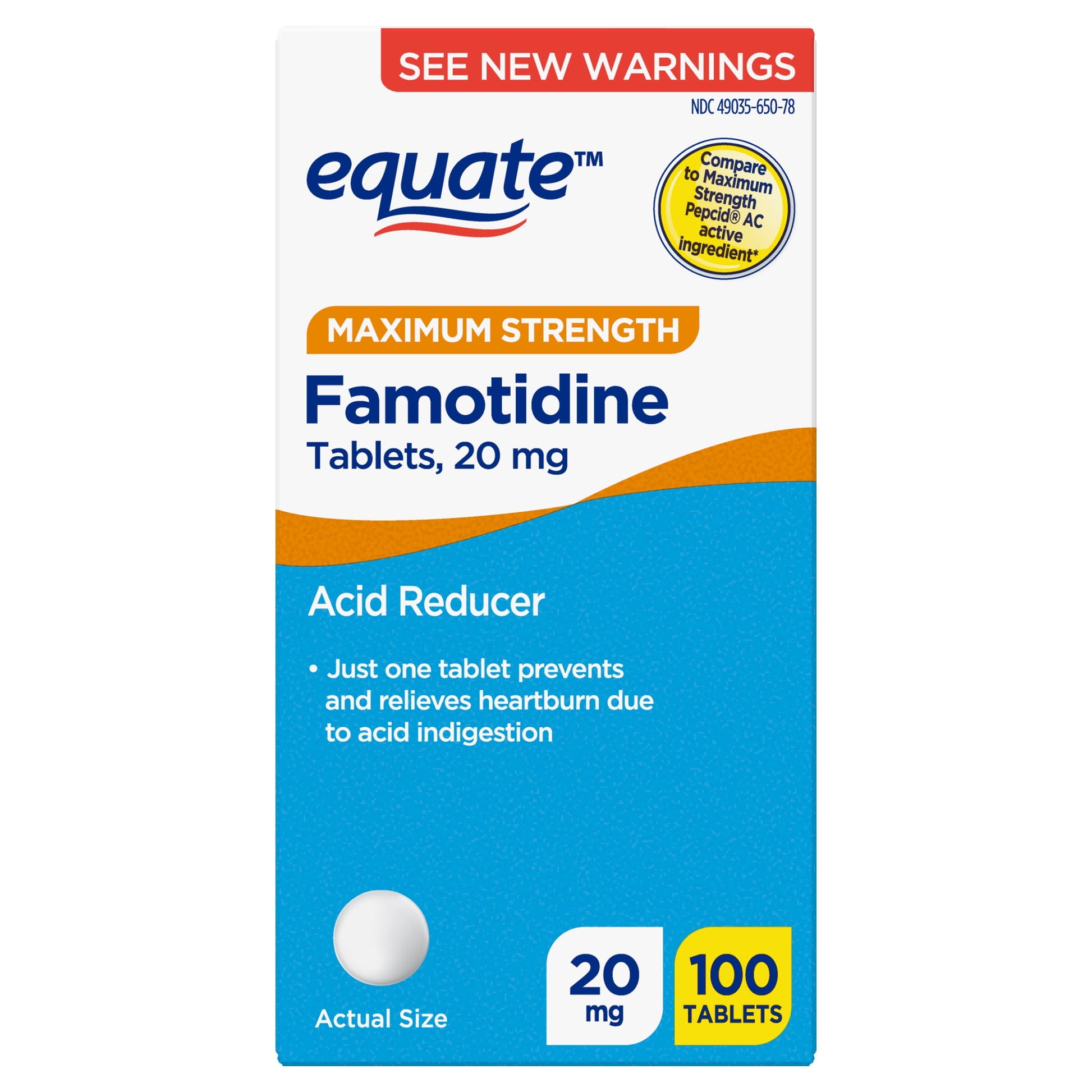 FAMOTIDINE TB 20MG 100