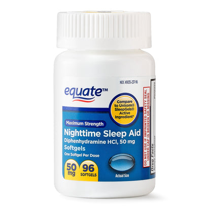GNP SLEEP AID NITETIME 50MG SOFTGEL 60CT