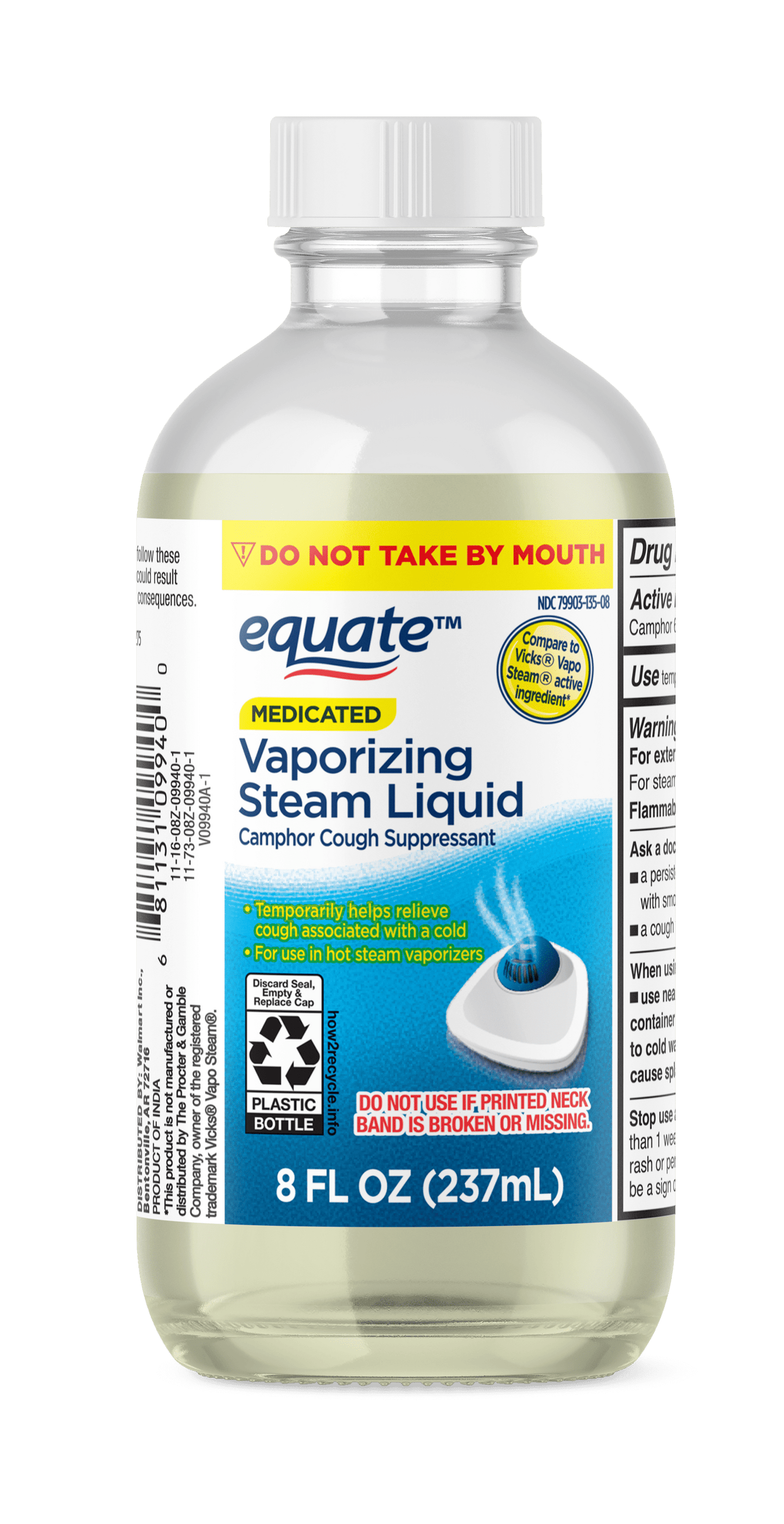 GNP VAPORIZING STEAM MEDICATED LIQ 8OZ