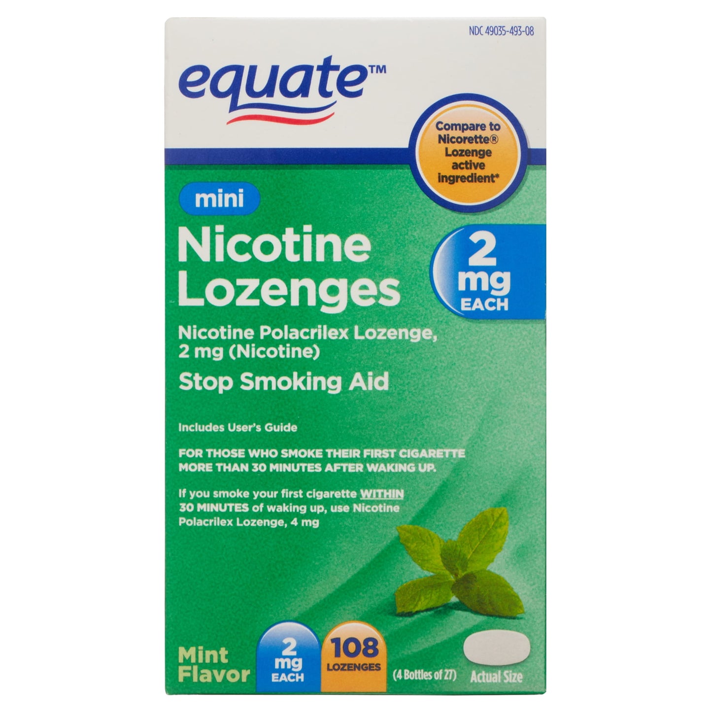 NICOTINE MINI 2 MG LOZ 72 (3X24)