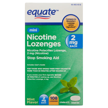 NICOTINE MINI 2 MG LOZ 72 (3X24)