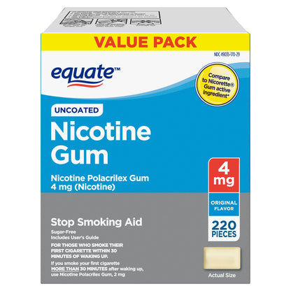 GNP NICOTINE 4MG UNCOATED ORIG GUM 20CT