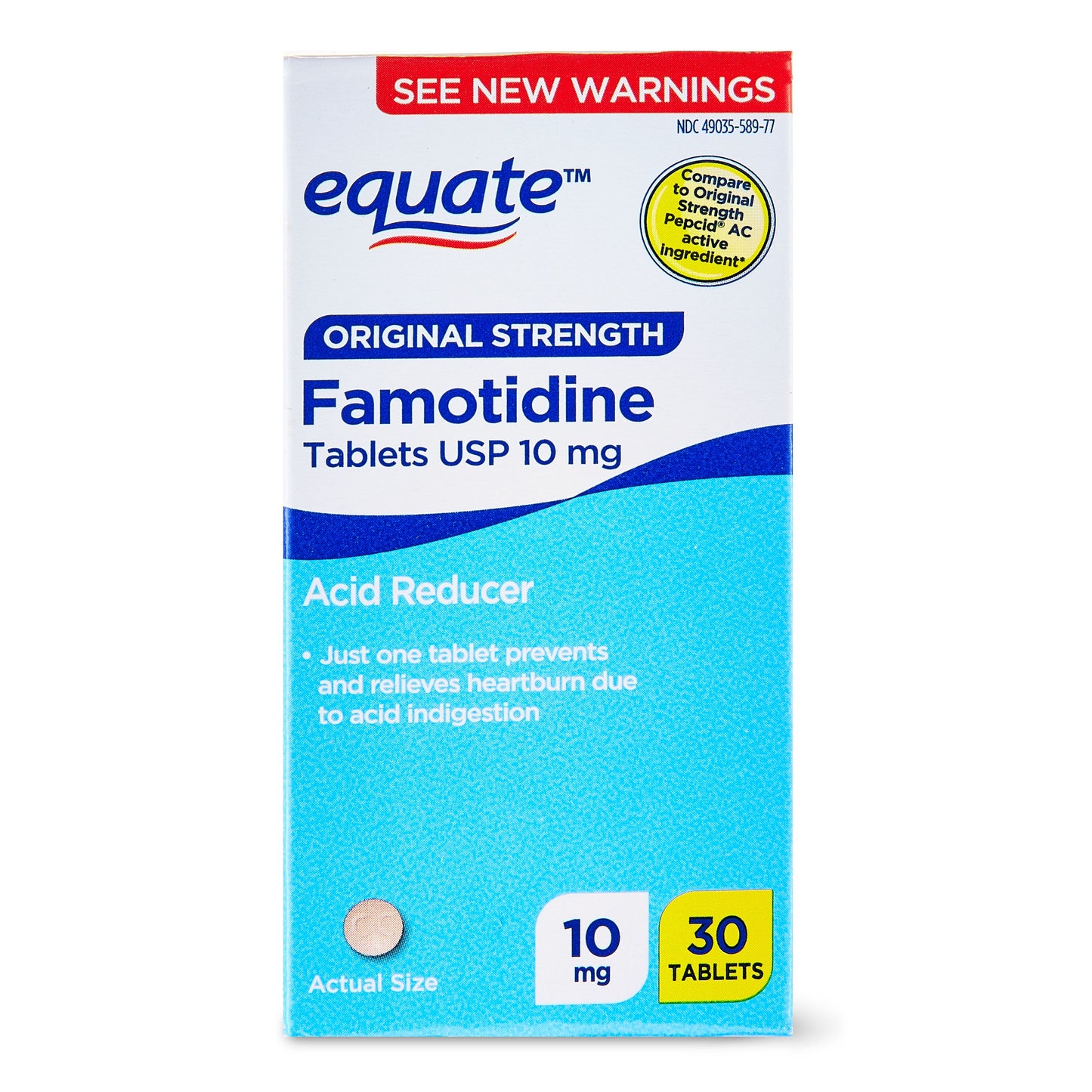 FAMOTIDINE 10 MG TAB 60