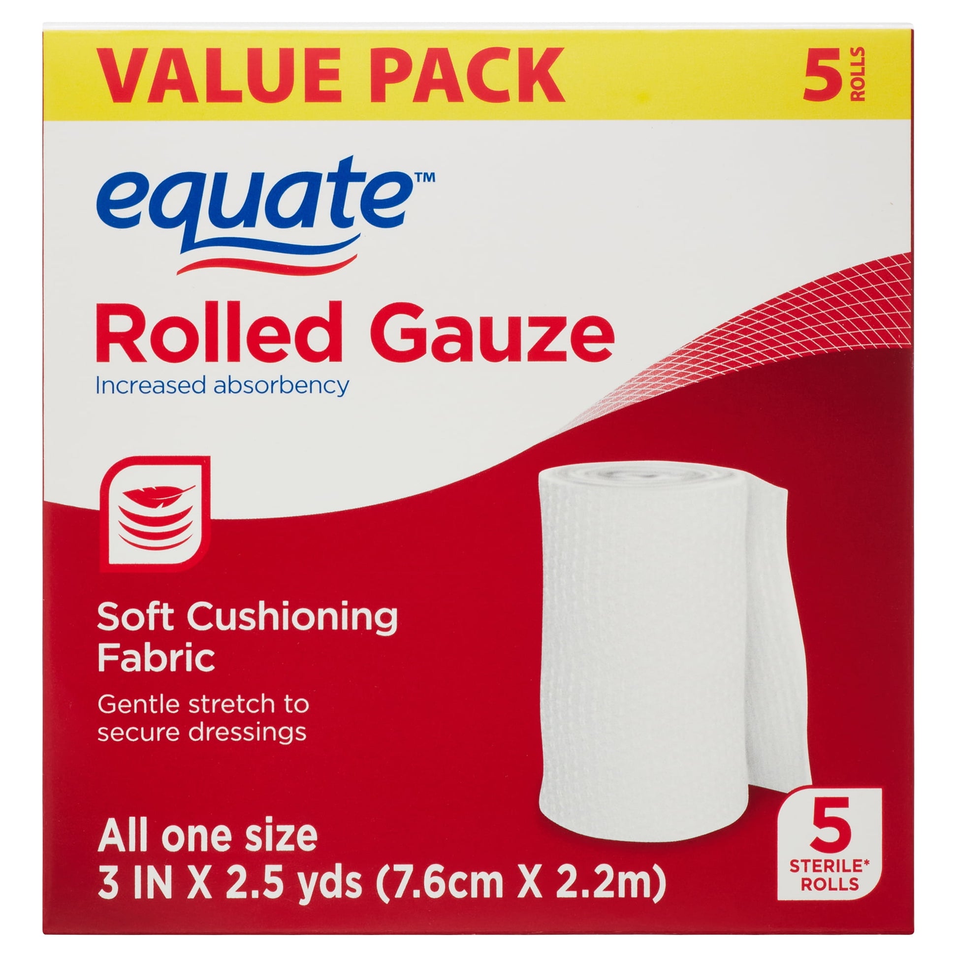 JJ GAUZE ROLLED 3 IN X 2.5 YDS