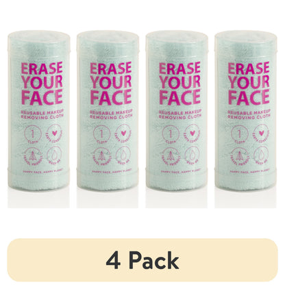DANIELLE creations Erase Your Face Eco-Friendly Reusable Makeup Remover Pads, 2 count