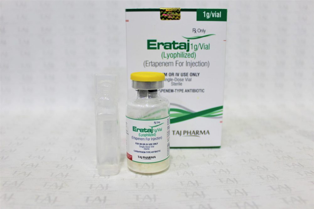 ERTAPENEM SODIUM PR 1GM 10
