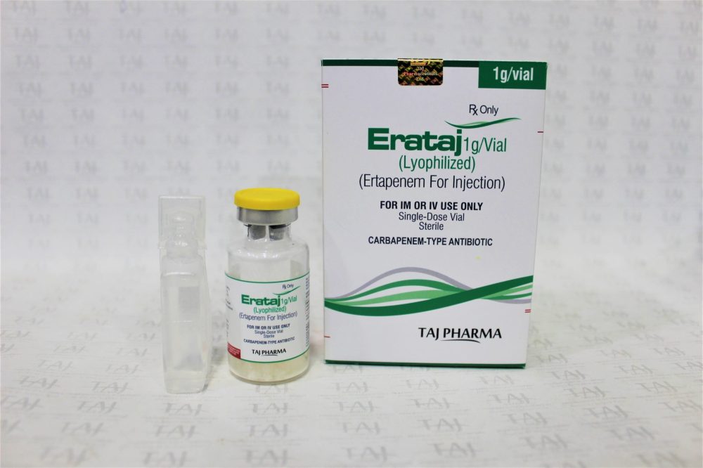 ERTAPENEM SODIUM PR 1GM 10