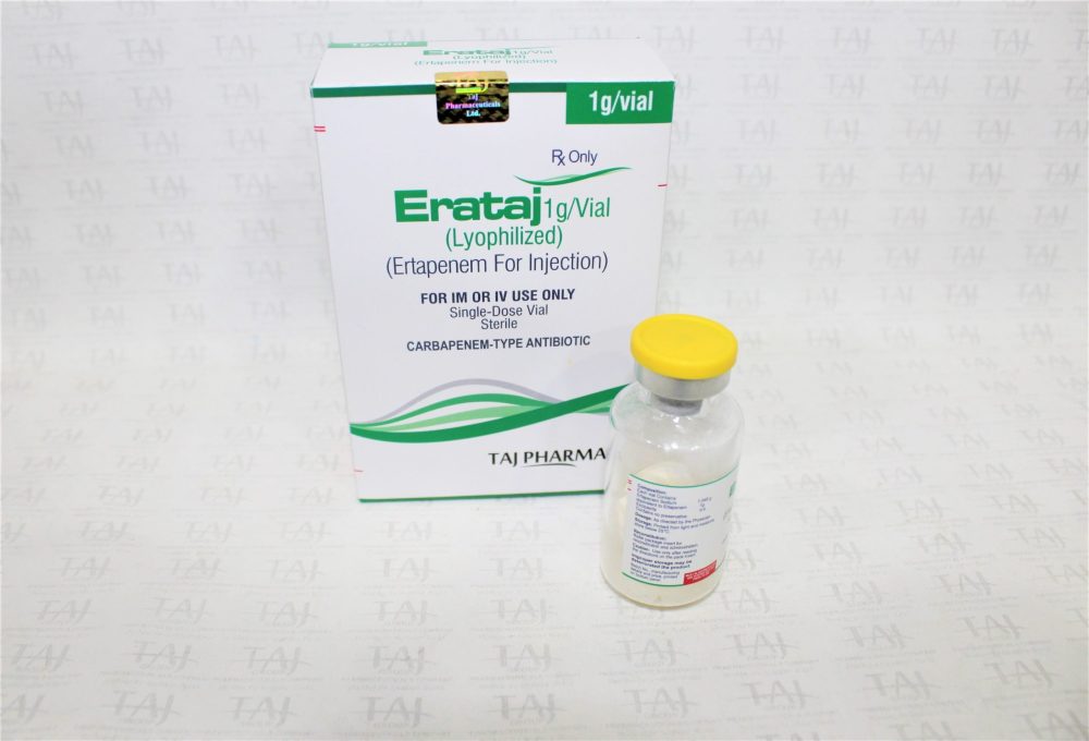 ERTAPENEM SODIUM PR 1GM 10