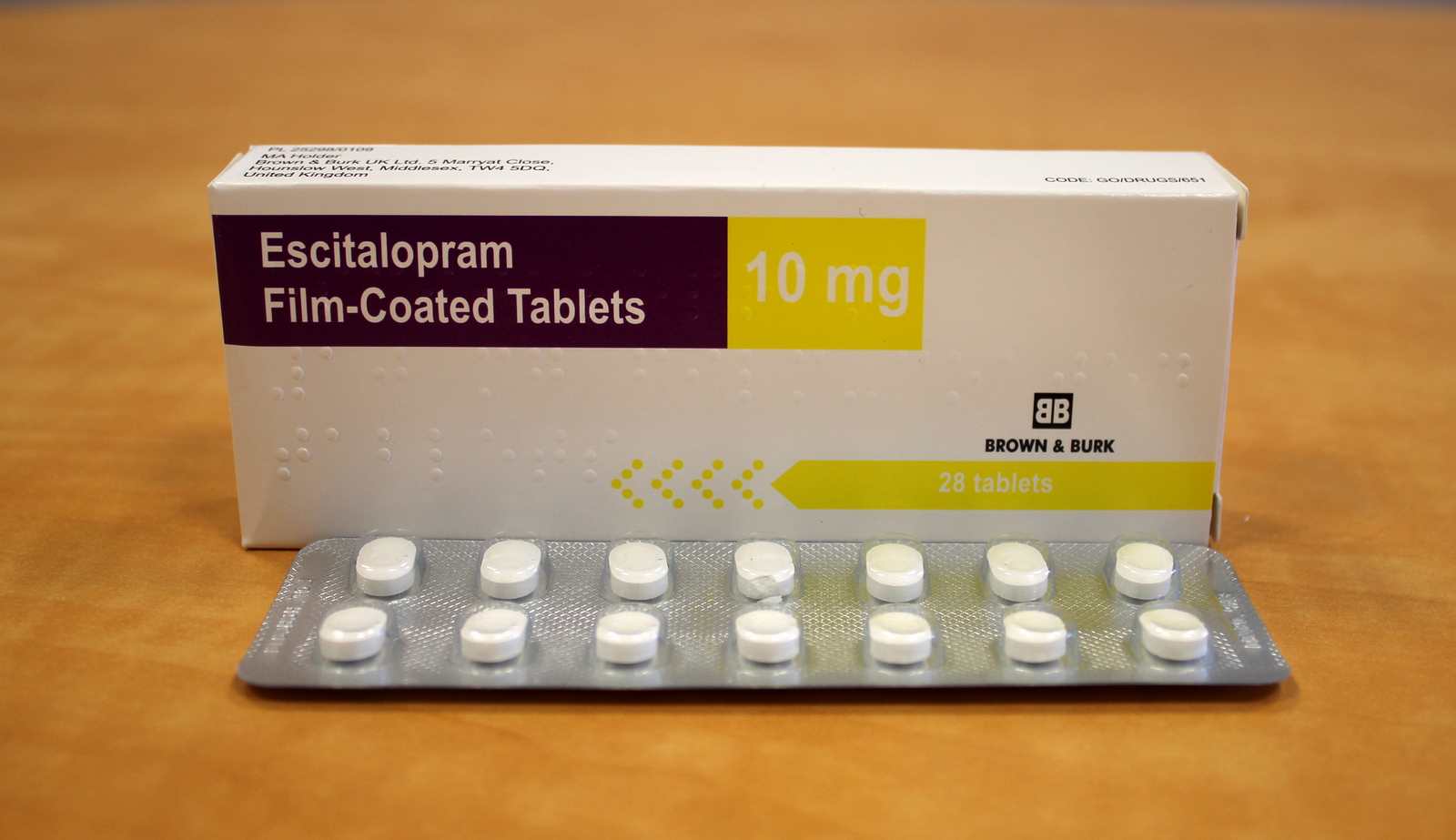 ESCITALOPRAM TB 5MG 100