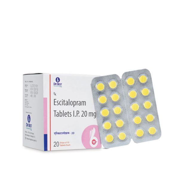 ESCITALOPRAM TB 20MG 100