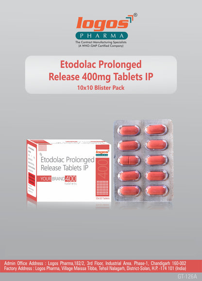 ETODOLAC TB 400MG 100 ER