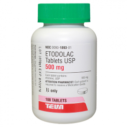 ETODOLAC TB 500MG 100 ER