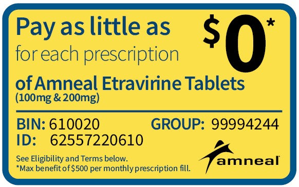 ETRAVIRINE TB 200MG 60