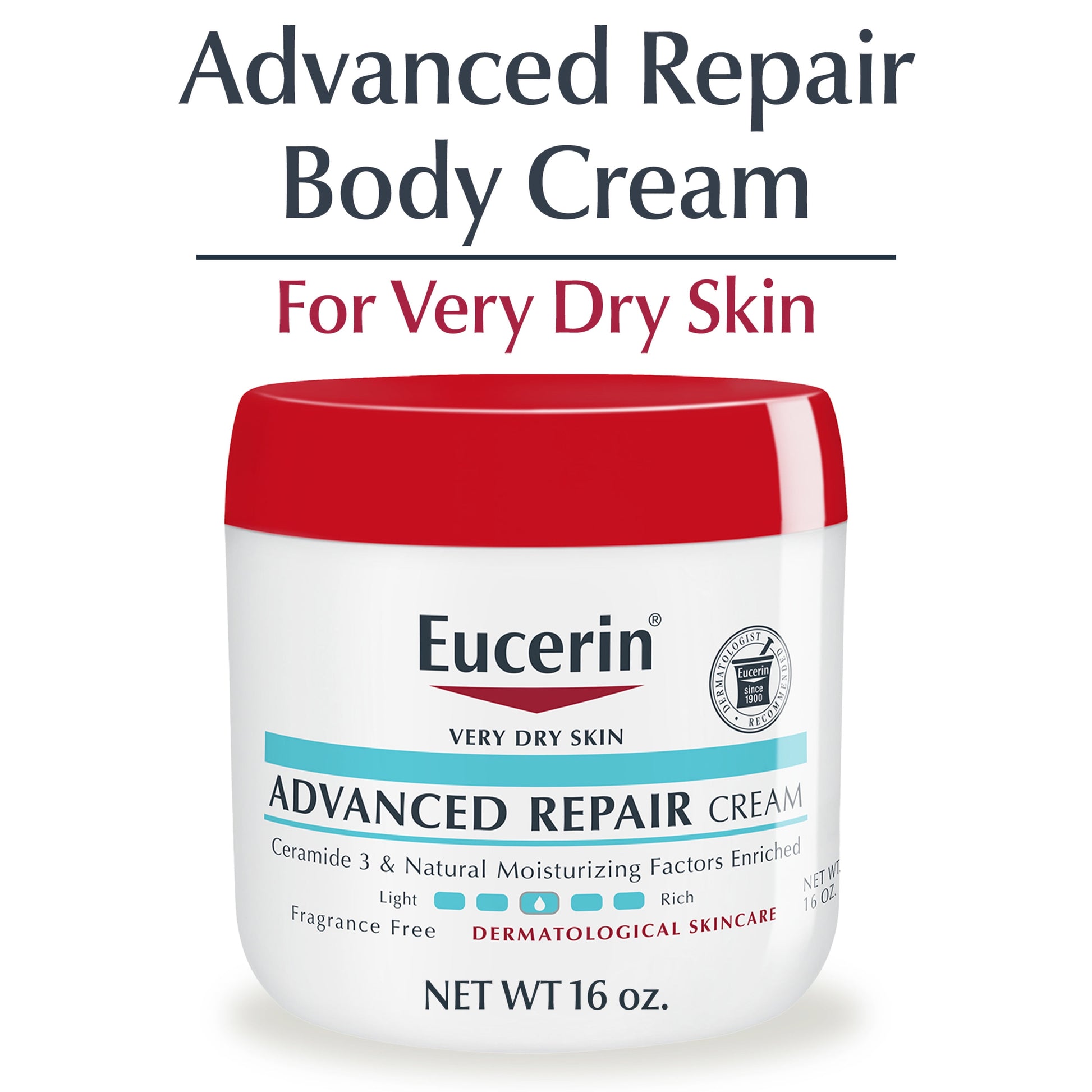 EUCERIN ADVANCED REPAIR CREAM JAR 16OZ