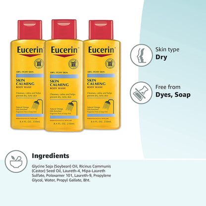 Eucerin Advanced Skin Calming Wash 16.9oz