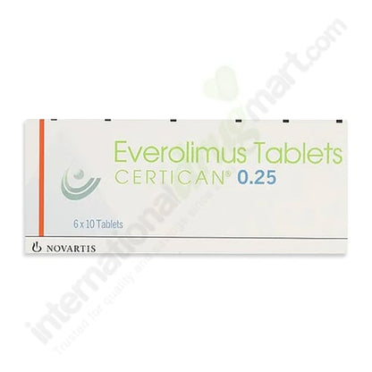 EVEROLIMUS TB 0.25MG 60