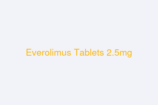 EVEROLIMUS TB 2.5MG 4X7 BPK
