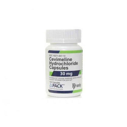 CEVIMELINE HCL CP 30MG 100
