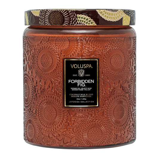 Voluspa Forbidden Fig 18oz Jar Candle