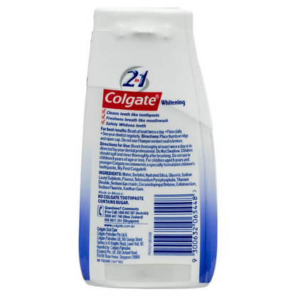 COLGATE 2N1 WHITEN LIQUID 4.6OZ