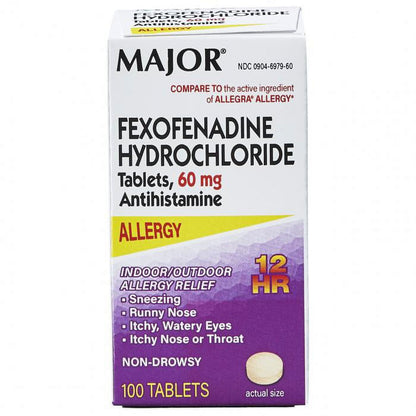 FEXOFENADINE HCL 60 MG TAB 500