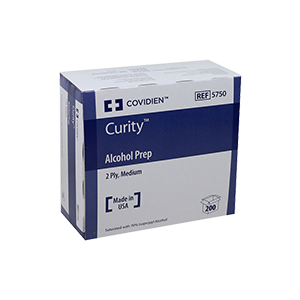 ALCOHOL PREP PAD 200CT CURITY
