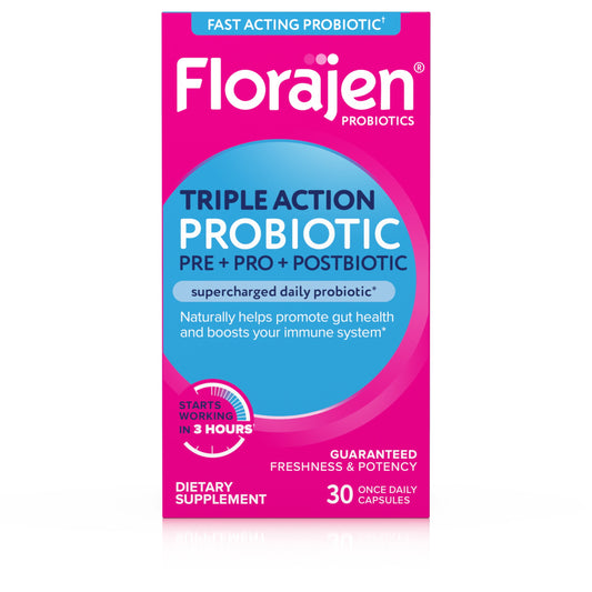 FLORAJEN TRIPLE ACTION PROBIOTIC CAP 30