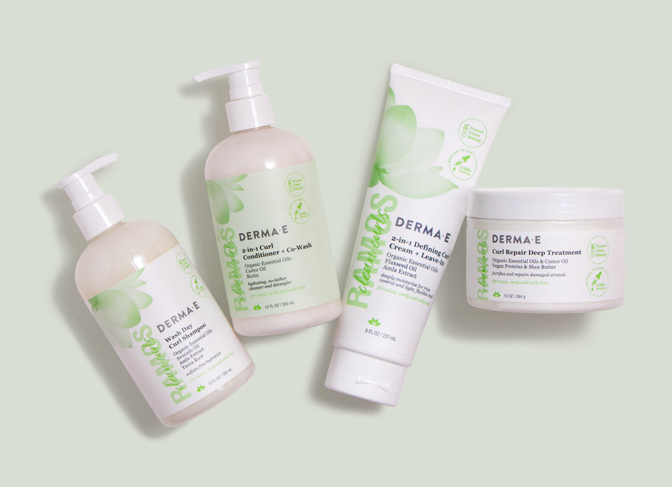 DERMA E SHAMPOO,WASH DAY CURL