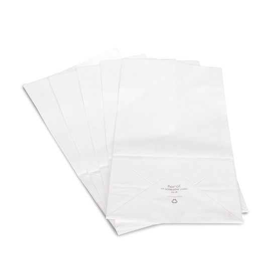 BAG PAPER AYP WHT 20LB 8X5.25X16 500