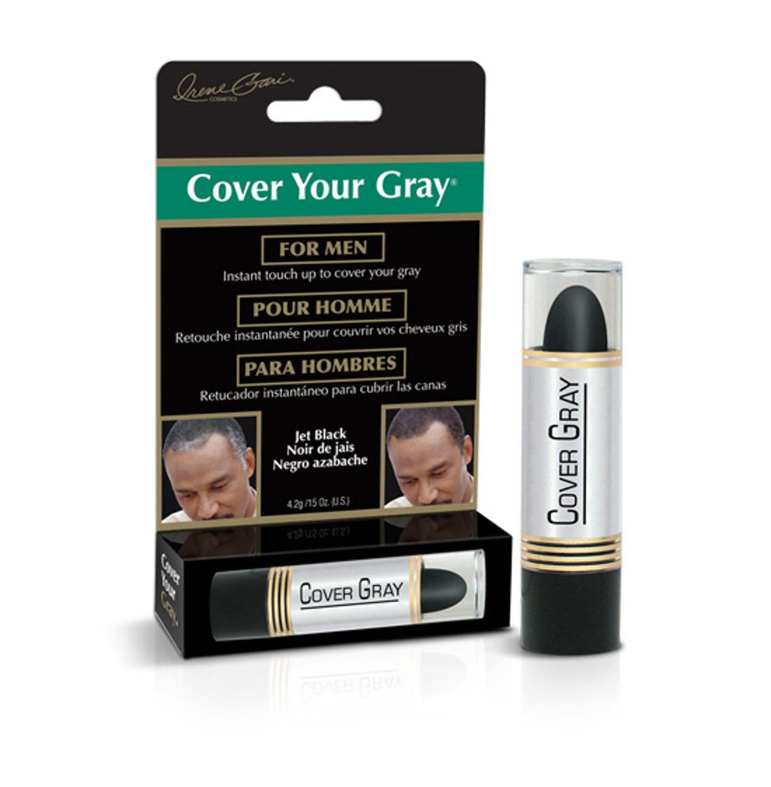 COVER YOUR GRAY RT T/UP DRK BRN