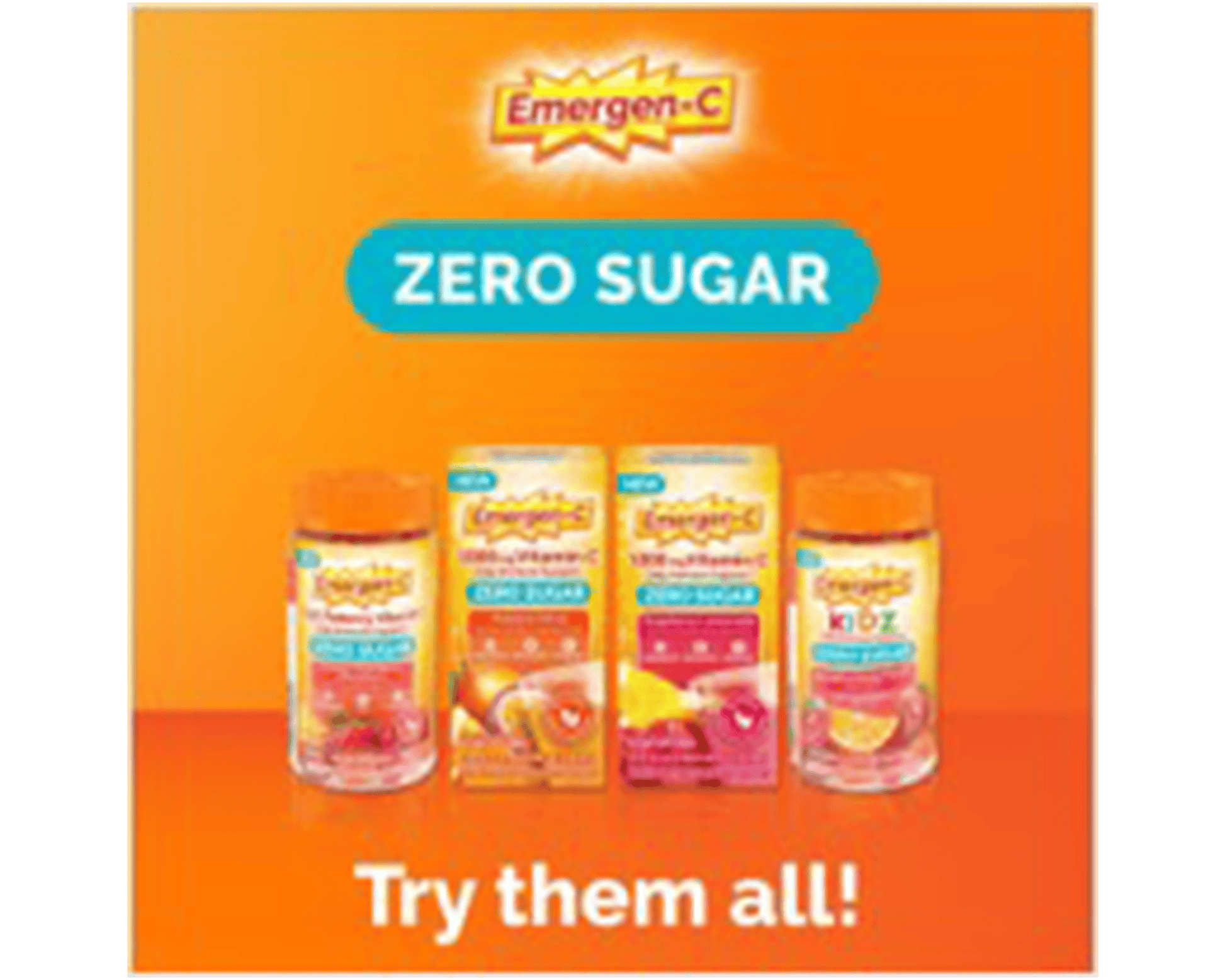 EMERGEN-C ZERO SUGAR TROP PWD 18X0.16OZ