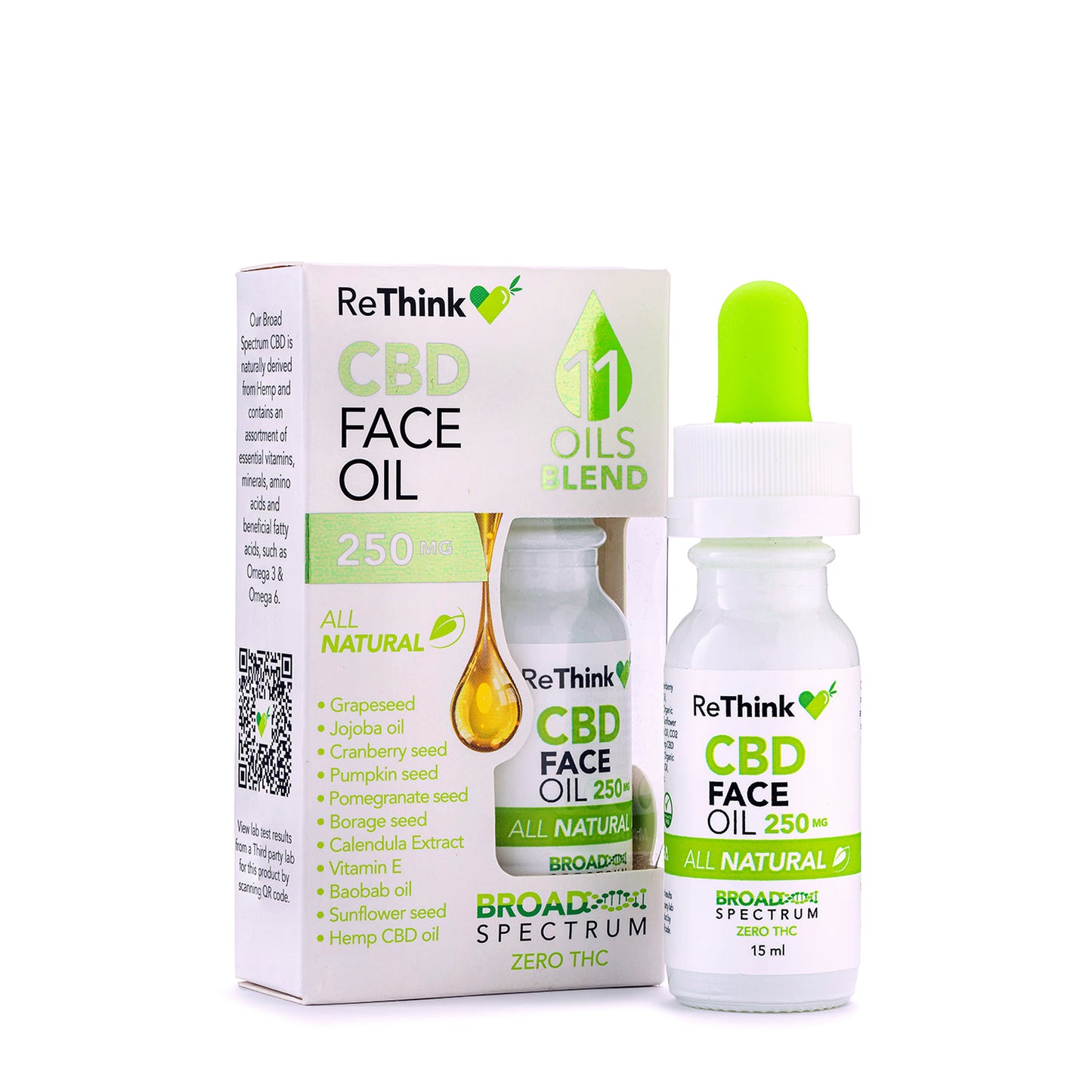 RETHINK CBD FACE OIL VIT C 15ML