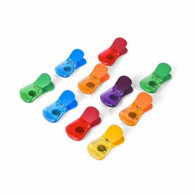 Farberware Professional All-Purpose Magnetic Bag Clips, Assorted Colors