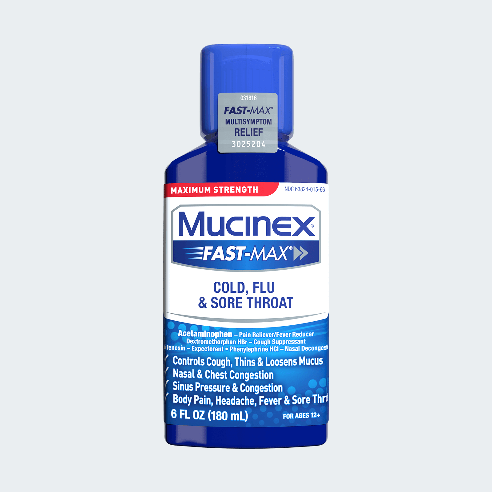 MUCINEX FAST MAX CLD/FLU/THROAT LGL 16CT