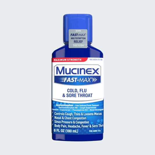MUCINEX FAST MAX COLD&FLU LIQ MENTHL 6OZ