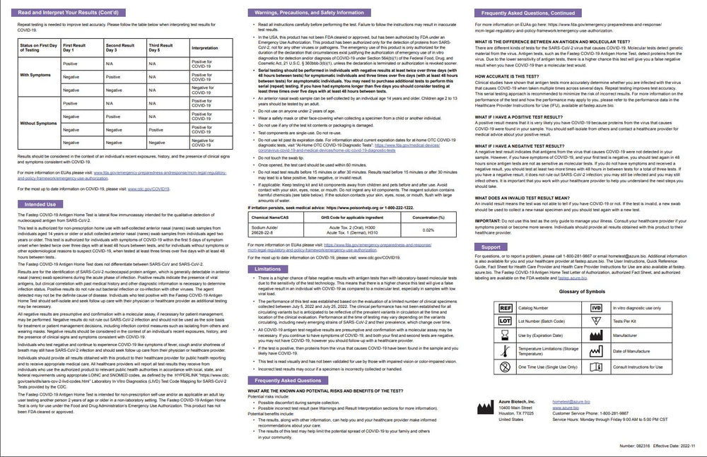FASTEP COVID-19 ANTIGEN HOME KT