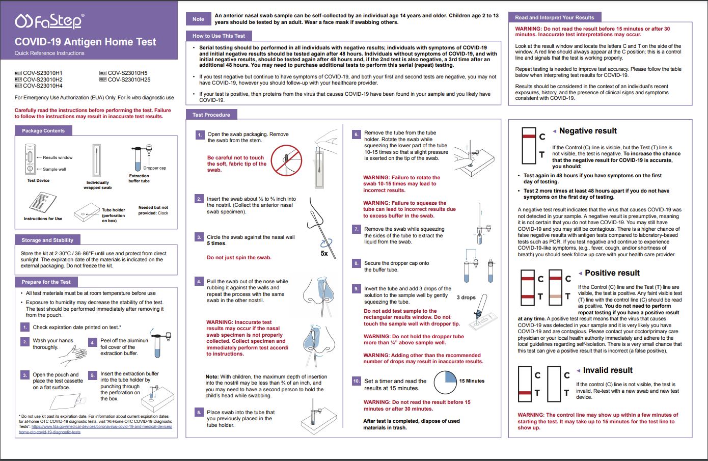 FASTEP COVID-19 ANTIGEN HOME KT