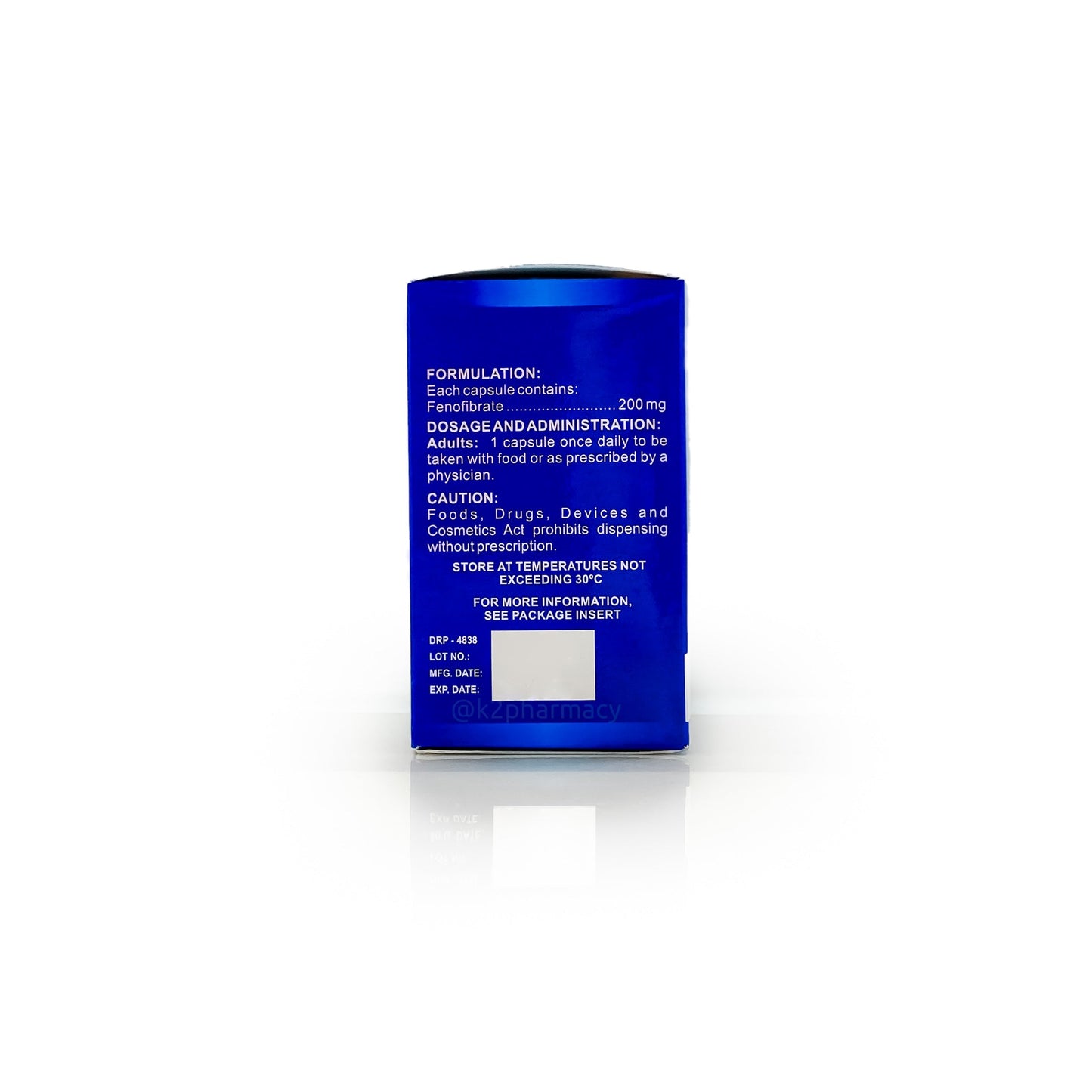 FENOFIBRATE CP 200MG 100 MICRON