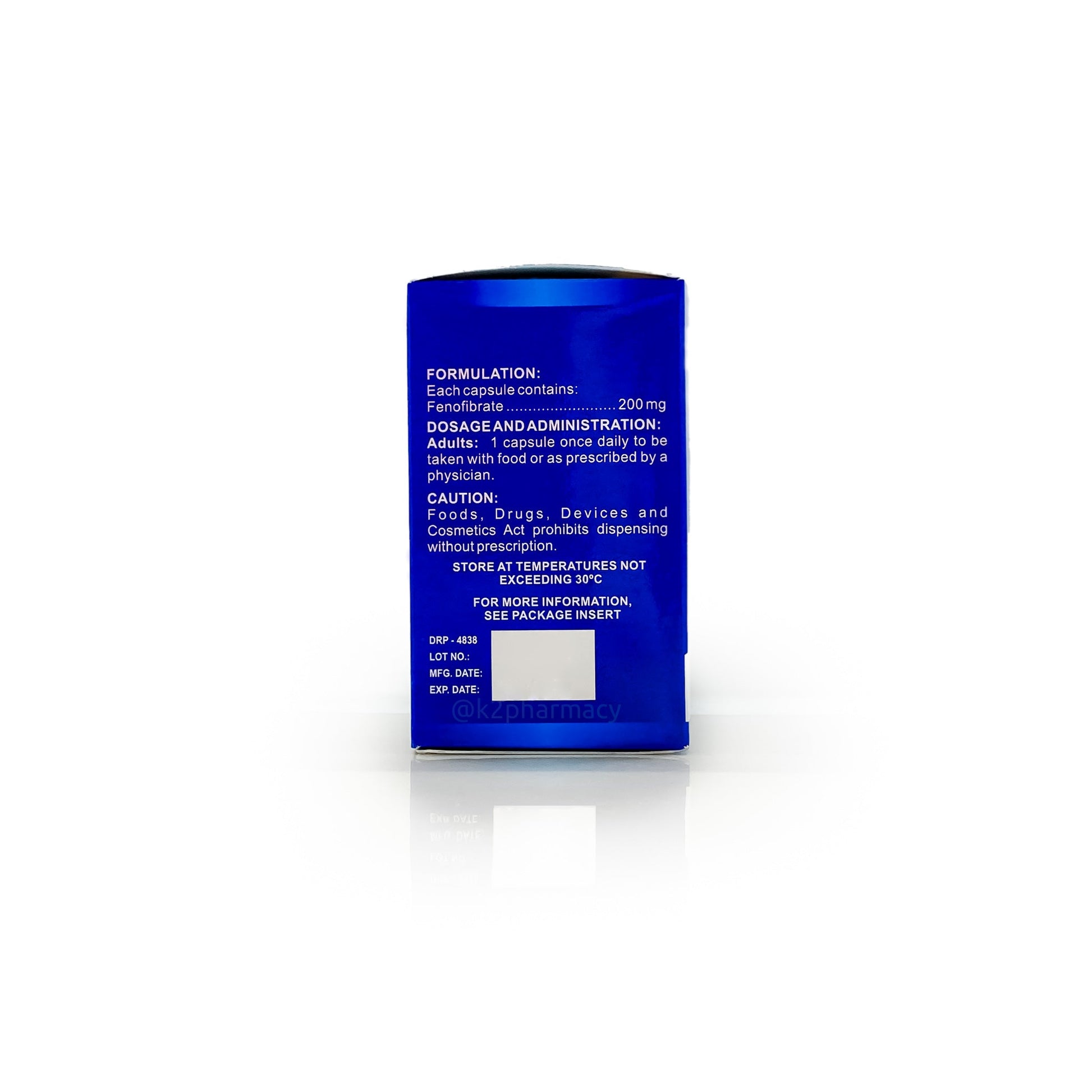 FENOFIBRATE CP 200MG 100 MICRON