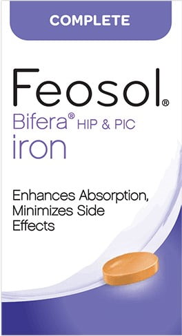 FEOSOL IRON TB 28MG 30 CPLT C/BIF