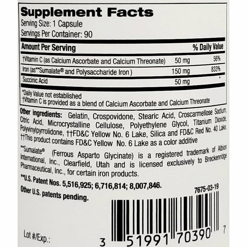 FERREX 150MG PLUS CAPSULE 90CT BRE