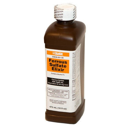 FERROUS SULFATE 220MG/5ML ELIXR 16OZ HIT