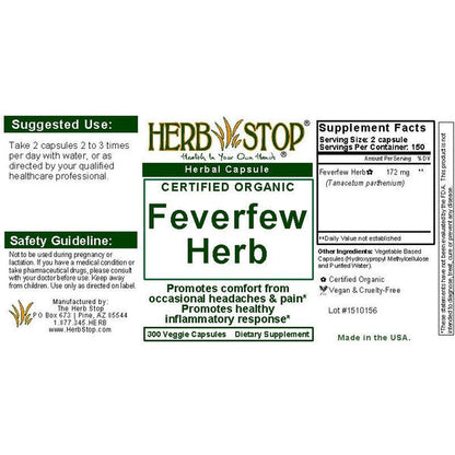 Feverfew Herb Standardized