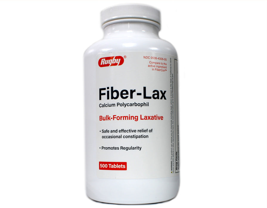 FIBER-LAX 500MG TABLET 500CT RUGBY