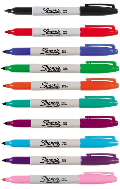 Sharpie Fine Point Permanent Marker, 5 Count