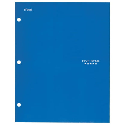 Five Star 4-Pocket Paper Folder, Assorted Colors