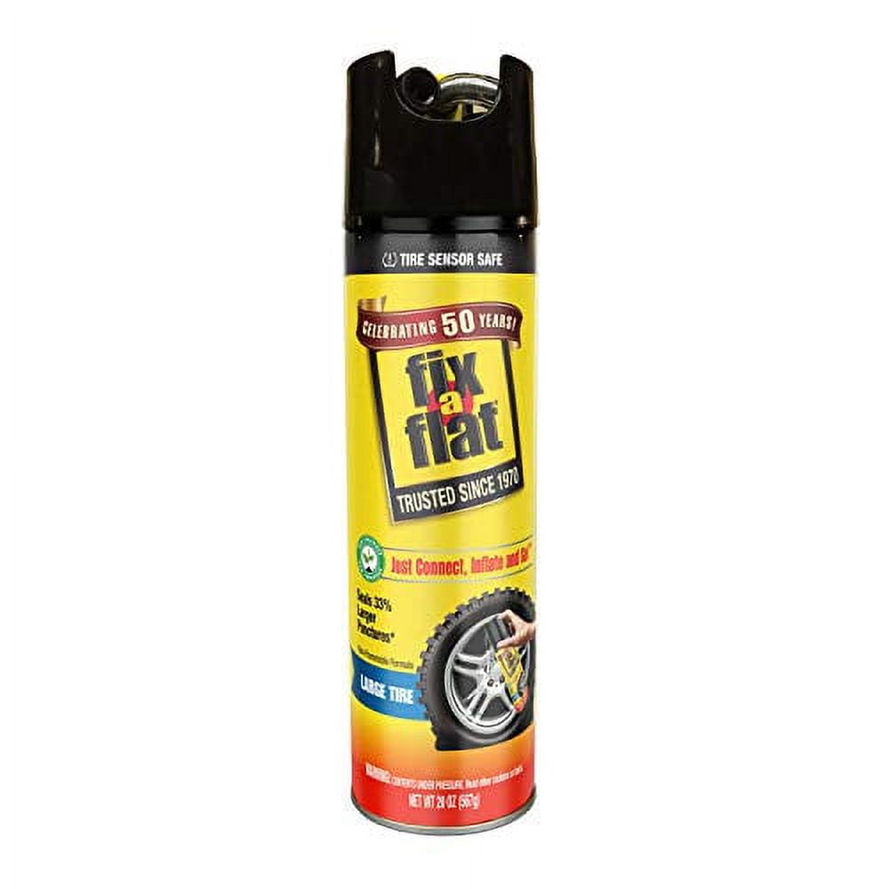 Fix-A-Flat Tire Sealant and Car Tire Inflator for Sedan and Coupe