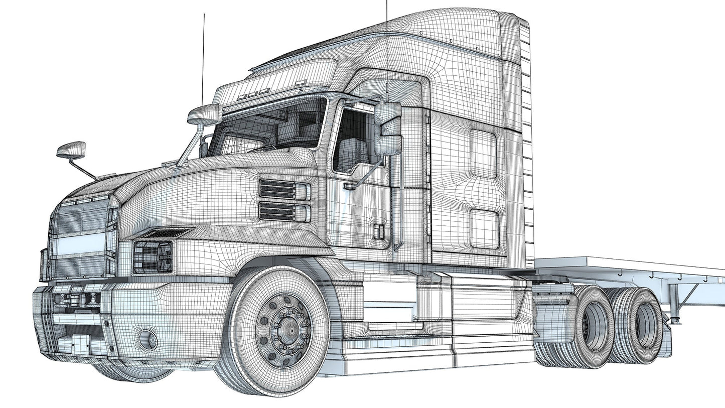 CREATOR FLATBED TRUCK 270PC DSHP